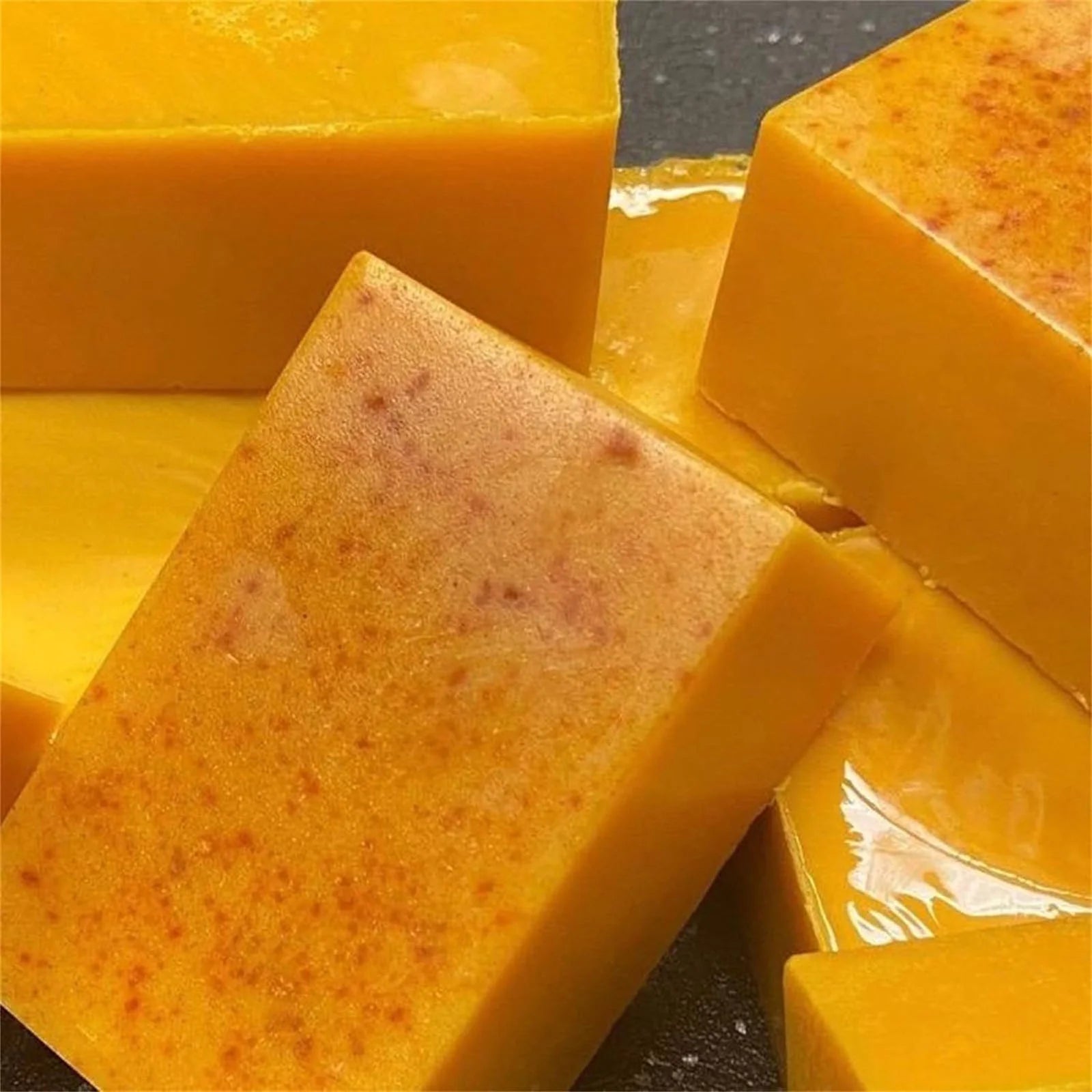 3PCS Turmeric Soap Bar, Organic Turmeric Soap for Dark Spots & Acne, for Hyperpigmentation, Smooth Skin, All Natural Turmeric Soap Bar, Deep Cleansing Turmeric Soap